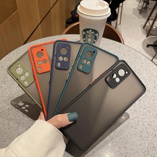 เคสมือถือVIVO Y76/Y33S/Y21/Y21S/Y31/Y51/Y12S/Y12A/V21 ขอบสีหลังด้าน เคสกันกระแทก ขอบนิ่มหลังแข็ง ส่งจากไทย