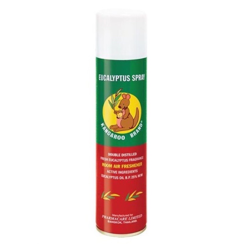 น้ำมันยูคาลิปตัส eucalyptus oil spray จิงโจ้ Kangaroo brand 300mL Polar Spray
