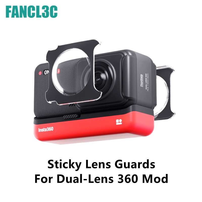 Insta360 ONE RS/ONE R Sticky Lens Guards สำหรับ Dual-Lens 360 Mod Insta 360 ONE R/RS Protector อุปกร