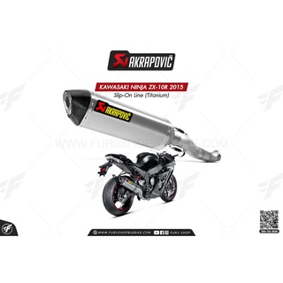 ท่อแต่ง Akrapovic Exhaust Slip-On Line (Titanium) KAWASAKI NINJA ZX-10R 2015