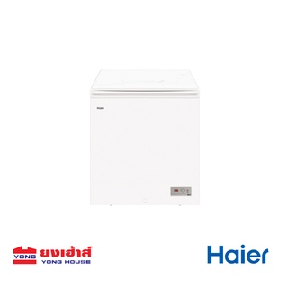 Haier ตู้แช่แข็ง รุ่น HCF-LF208 5Q ฝากระจก ตู้แช่ ตู้แช่แข็งไอเออร์ ไฮเออร์ ขนาด 5 คิว ความจุ 142 ลิตร ตู้แช่ฝากระจกทึบ