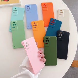 เคสโทรศัพท์มือถือ PC แบบแข็ง ไร้กรอบ สีแคนดี้ สําหรับ Xiaomi Poco M4 M3 F2 Pro 5G X2 X4 NFC