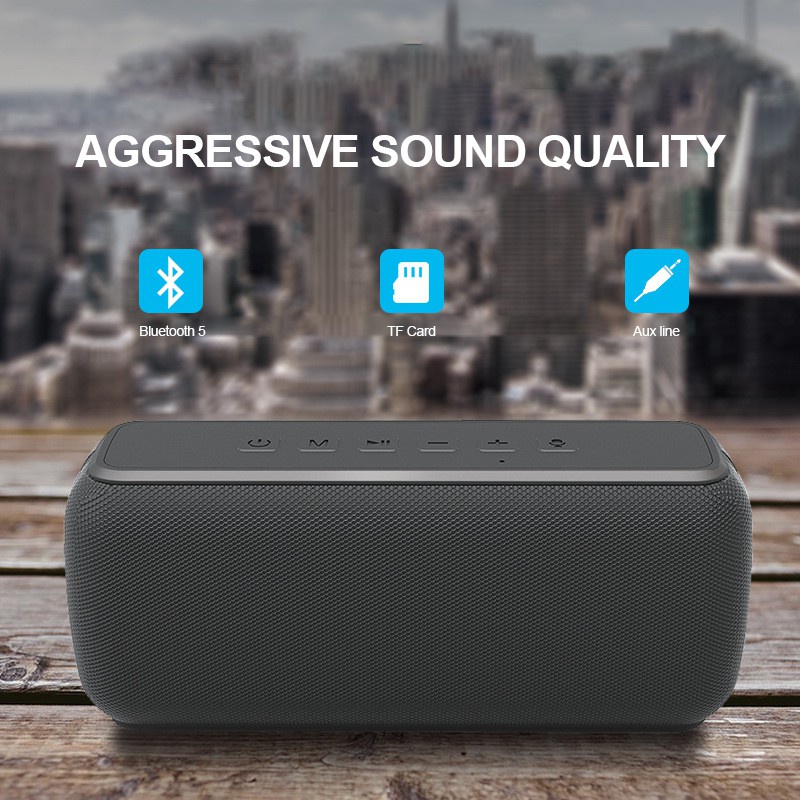 X8 Bluetooth Speaker 60W Portable Speakers High Power IPX5 Waterproof