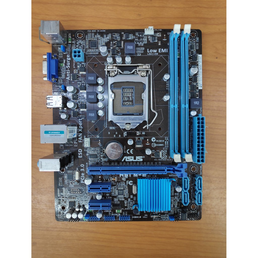 MAINBOARD (เมนบอร์ด) 1155 ASUS H61M-E มือสอง