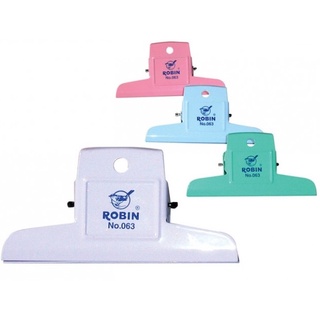 (KTS)คลิปสี ขนาด 6 นิ้ว ROBIN NO.063 คละสี