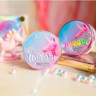 ⚡FLASH SALE⚡♡พร้อมส่ง Nee Cara - UNICORN POWDER CUSHTION (N668) คุชชั้นยูนิคอร์น