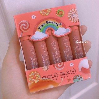 Kiss Beauty Cloud Silk Lipgloss เซตลิป 5 แท่ง No.70065-03