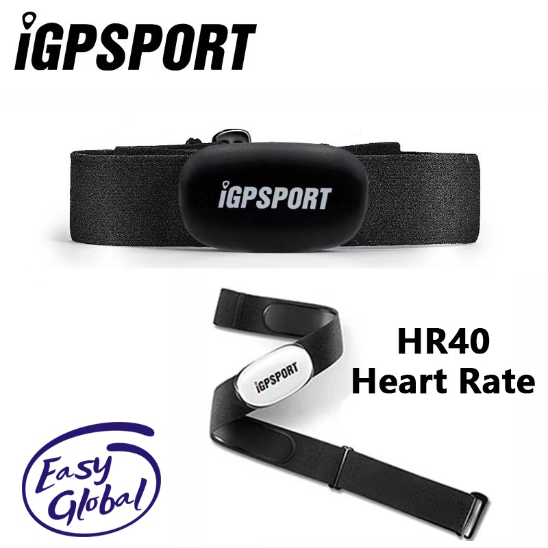 พร้อมสต็อกIGPSPORT HR40 HR50 Chest Heart Rate Sensor ANT + บลูทูธขี่จักรยาน Heart Rate Sensor ใช้งาน
