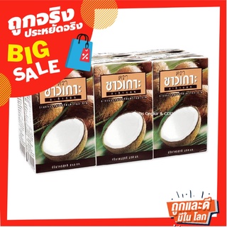 ชาวเกาะ กะทิ 100% 250 มิลลิลิตร x 6 กล่อง Chaokoh Coconut Milk 250 ml x 6 Boxes