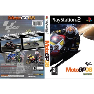 แผ่นเกมส์ PS2 MotoGP 08   คุณภาพ ส่งไว (DVD)