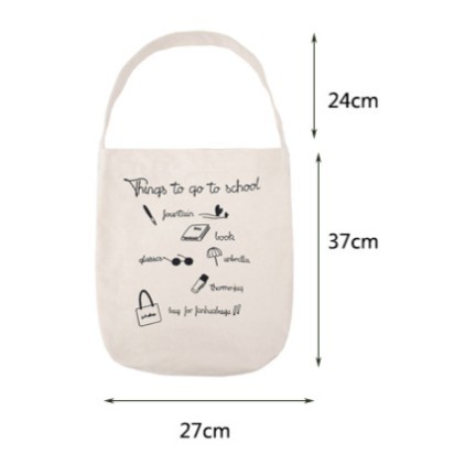 ☽◙กระเป๋าผ้า Things to go school