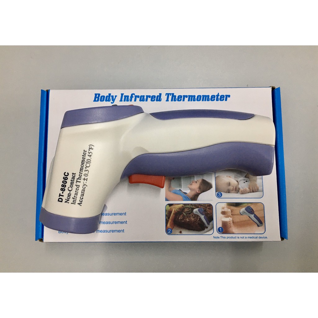 ที่ีวัดอุณหภูมิ ระบบอินฟราเรด หน้าจอดิจิตอล Body Infrared thermometer Model : DT-8806C