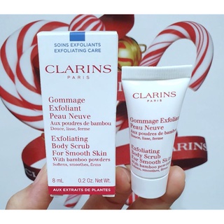 สครับผิวกาย แท้💯% CLARINS Exfoliating Body Scrub for Smooth Skin ขนาด 8 ml. มีฉลากไทย