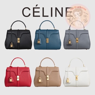 Shopee ราคาต่ำสุด 🔥ของแท้ 100% 🎁Celine Brand New 16 Small Grained Calfskin Bag