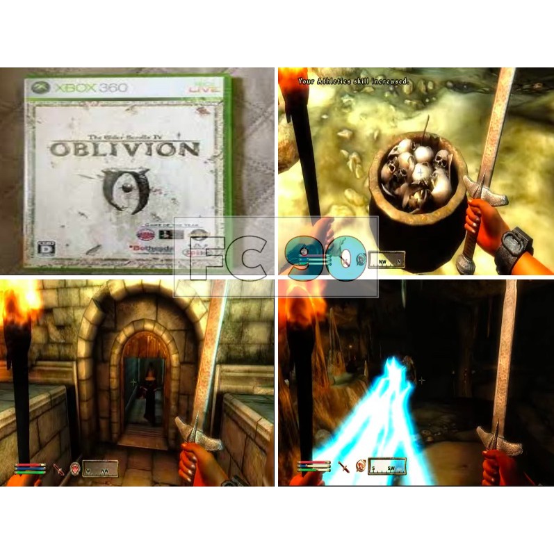 แผ่นเกม The Elder Scrolls IV: Oblivion [XBOX360] แผ่นแท้ มือสอง ญี่ปุ่น สภาพดี มีกล่องและคู่มือ