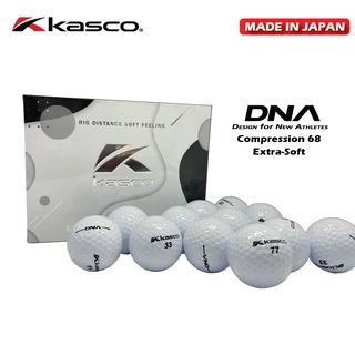 [ซื้อ 1 โหล แถมฟรี 1โหล] KASCO DNA Extra-Soft Ball ลูกกอล์ฟสำหรับผู้ชาย 2ชั้น นุ่ม [Buy 1dz Get 1dz Free]