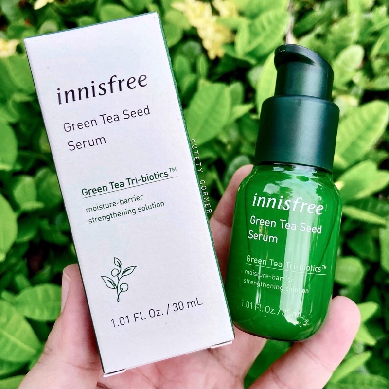 Innisfree Green Tea Seed Serum [Green Tea Tribiotics] 30ml. เซรั่มชา