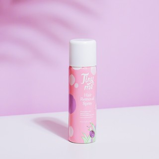 มูสกำจัดขน สารสกัดเมือกหอยทาก Tiny me Hair Removal Spray 100 ml