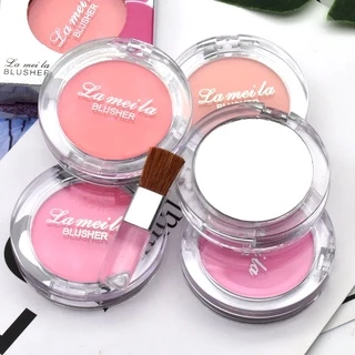 O-01🌟สินค้าพร้อมส่งLameila blusher❤️บรัชออนเเบบฝุ่น บรัชออนเนื้อเเมตต์ บรัชออนสำหรับเเต่งหน้า บรัชออนโทนส้มชมพู พีชติดทน