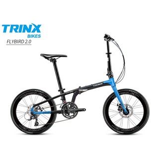 *ผ่อนได้ คอยน์คืน* TRINX FLYBIRD 2.0 จักรยานพับได้ ทรงใหม่ 16 สปีด ดิสเบรค