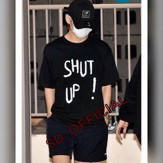 เสื้อยืด พิมพ์ลาย Bangtan Kim Taehyung Shut Up รูปภาพฟรี