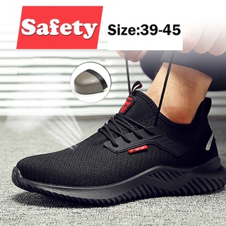 รองเท้าเซฟตี้รองเท้าเซฟตี้ป้องกันการสึกหรอ กันกระแทก และป้องกันการแทง, รองเท้าหัวเหล็กผู้ชายระบายอากาศได้ดี