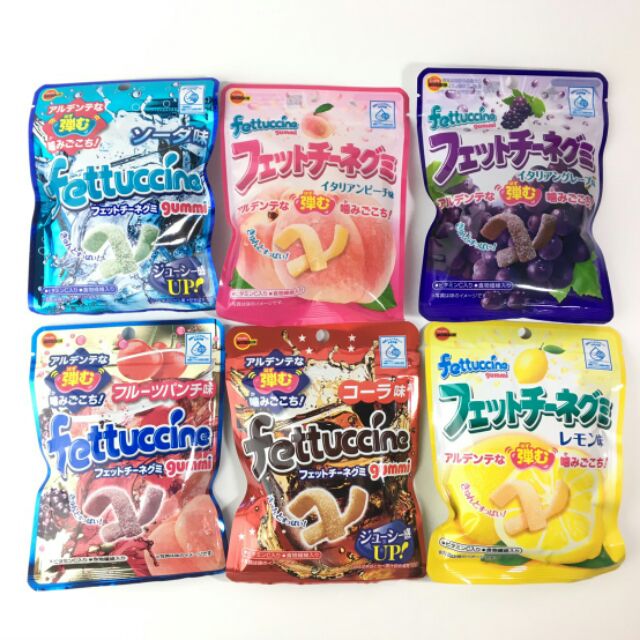 Fettuccine Gummi เยลลี่ผลไม้ Gummy เยลลี่ผลไม้จากญี่ปุ่น เยลลี่ญี่ปุ่น