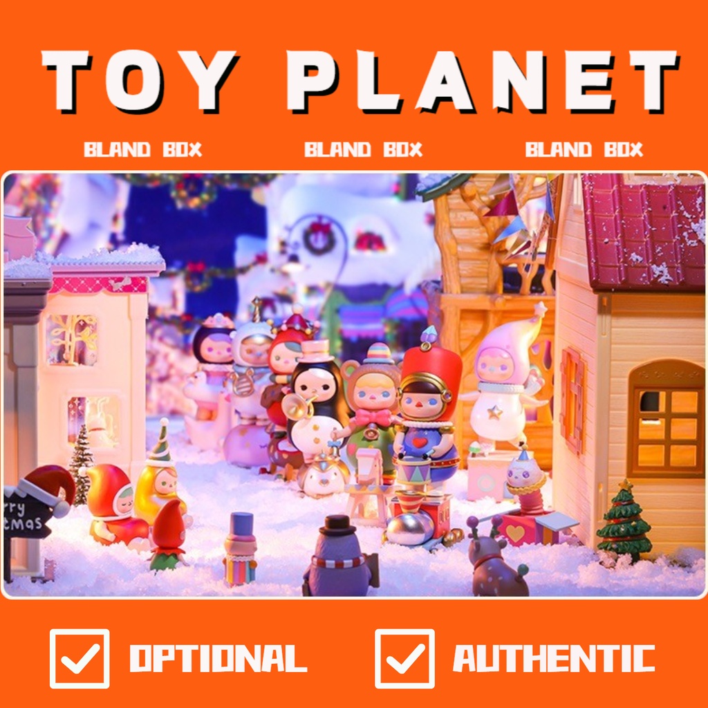 [TOY Planet] ของเล่นกล่องสุ่ม POP MART Popmart ART TOY Pucky Christmas music Parade