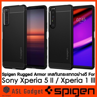 Spigen Rugged Armor  เคสกันกระแทกอย่างดี For Sony Xprria 1 lll / Xperia 5 II กันกระแทกดีเยี่ยม แข็งแรง ทนทาน