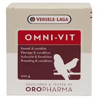 Omni-vit โอมนิ-วิท วิตามินรวมเข้มข้น แบบผง ชนิดพิเศษ !! ผสมได้ทั้งน้ำ และอาหาร บรรจุ 200 กรัม