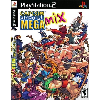 แผ่นเกมส์ Capcom Fighters Mega Mix PS2 Playstation 2 คุณภาพสูง ราคาถูก