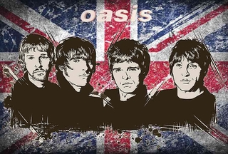 Oasis,โปสเตอร์วงดนตรีต่างประเทศ AM/EU