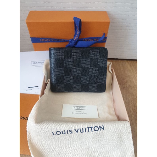 Louis Vuitton LV Slender wallet new Grey Leather ref.226422 - Joli Closet