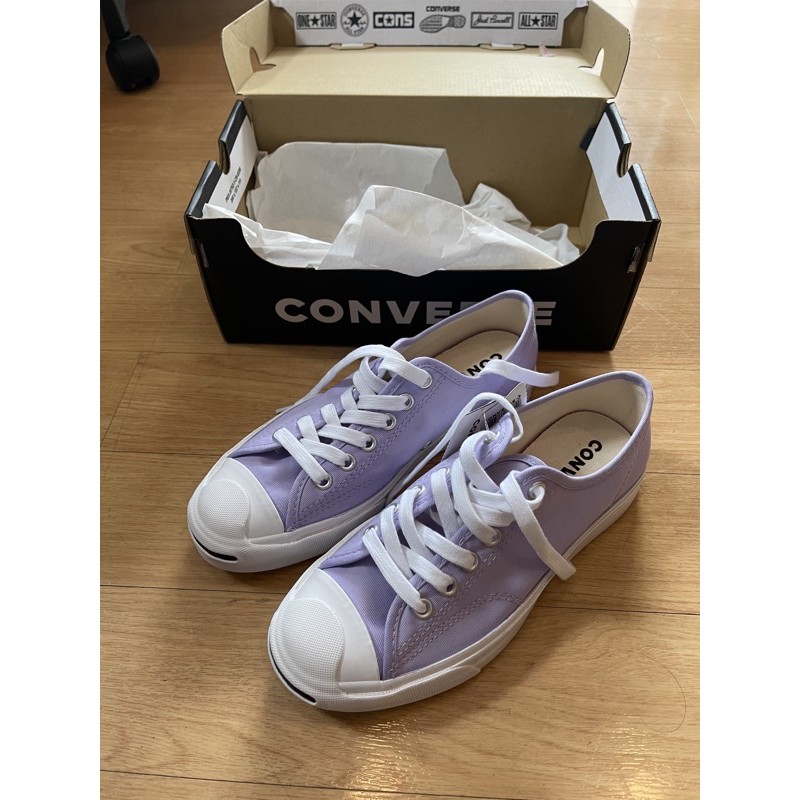 [NEW!] รองเท้าผ้าใบ Converse Jack Purcell สีม่วง ไซส์ 36 (3.5)