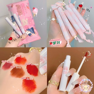 เซตลิปสติก 5เฉดสี ลิปสติกเนื้อแมท เนื้อเนียน มีมอยเจอร์บำรุง lipstick set mix เครื่องสำอาง ลิปสติก