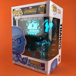 Funko POP Thanos Blue Chrome Exclusive Avengers Infinity War 289