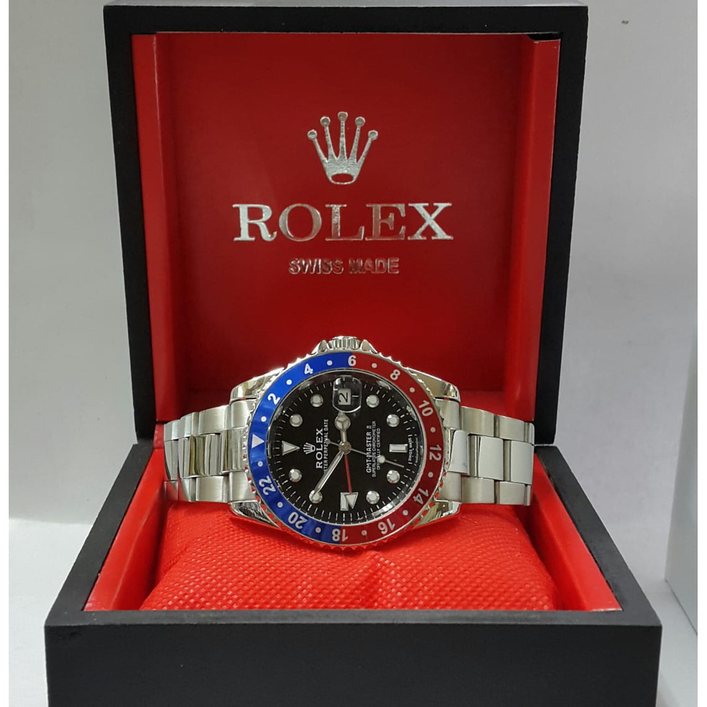 นาฬิกา Rolex GMT-Master II Silver Strap พร้อมกล่อง Rolex