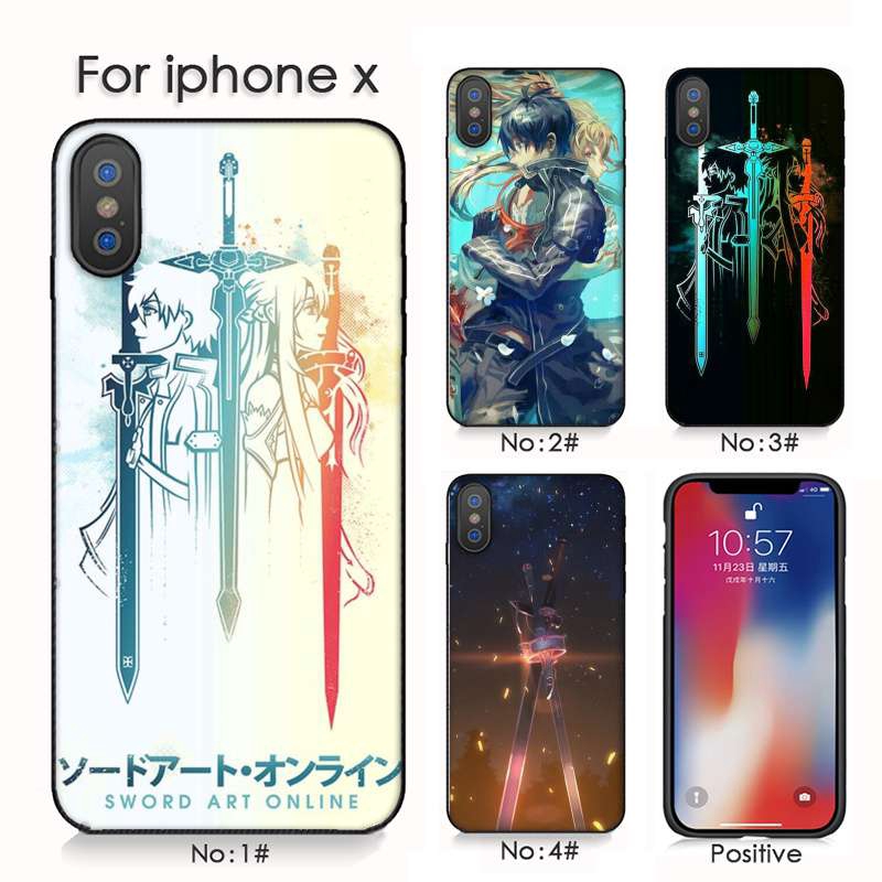 Sword Art Online Iphone 6s 7plus Xr Xsmax Cell Phone Cover Shopee Thailand