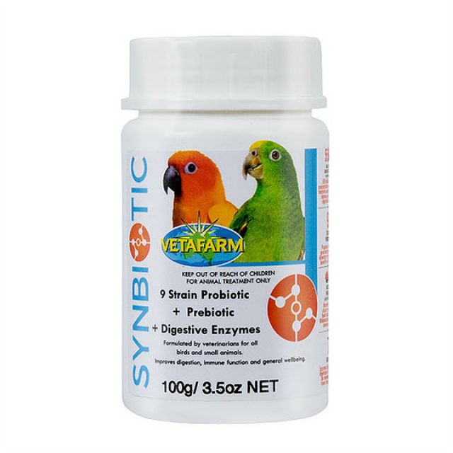 VETAFARM SYNBIOTIC ช่วยเพิ่มประสิทธิภาพการทำงานและระบบต่างๆในลำไส้100g-350g.