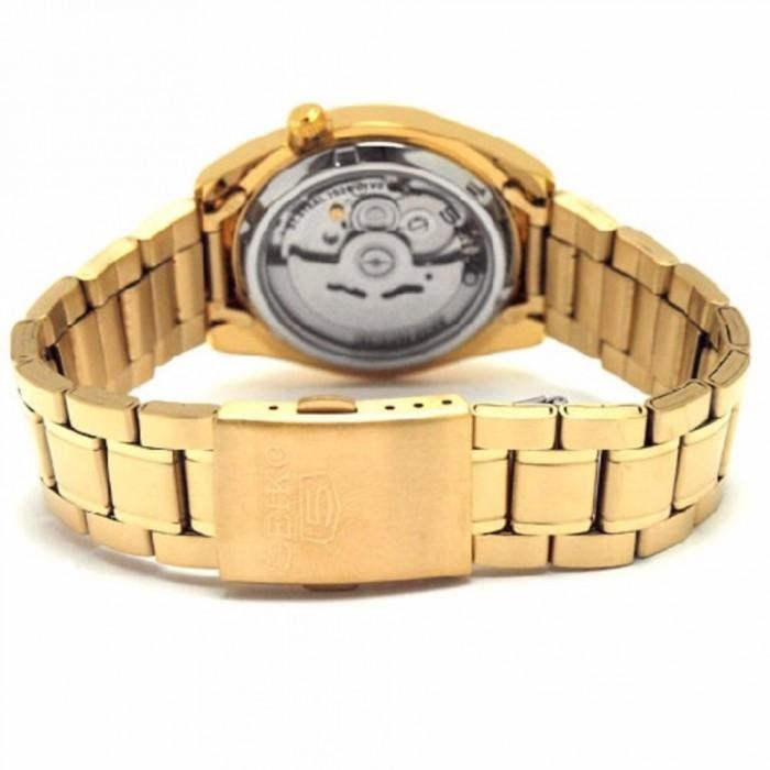 SEIKO 5 Automatic รุ่น SNKE56K1 นาฬิกาข้อมือผู้ชาย สแตนเลสสีทอง - มั่นใจ ของแท้ 100% รับประกัน 1 ปีเต็ม