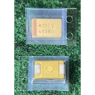 C 100uF 35V , 100uF 25V , 330uF 25V  , 680uF 4V , 470uF 4V , 1500uF 4.7V ,1500uF 6V ,  SMD    1 ตัว