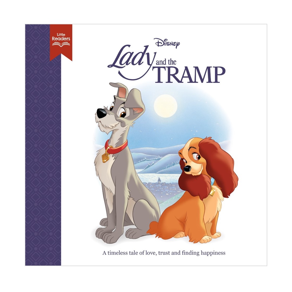 คอลเลกชันหนังสือนิทาน Disney Lady and the Tramp Little Readers สําหรับเด็ก