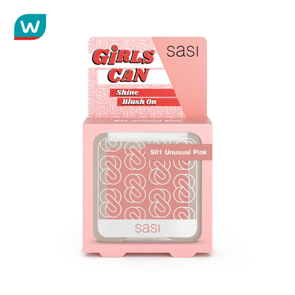 Sasi ศศิ เกิร์ล แคน ไชน์ บลัชออน 6ก. S01 อันยูสชวล พิ้งค์ thumbnail 4