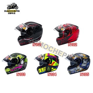 หมวกกันน็อคเต็มใบ  รถจักรยานยนต์ Helmet  รุ่น N101-105