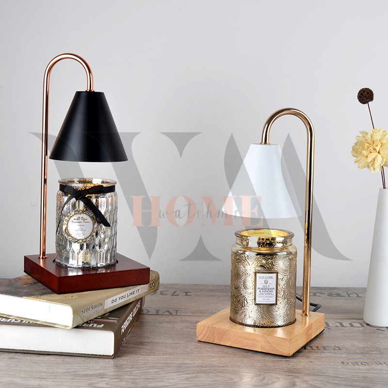 (พร้อมส่งทันที) Candle warmerโคมไฟอุ่นเทียนแบบฐานไม้แถม2หลอด รุ่นฐานไม้ ราคา ถูกที่สุด ดีลบีเคเค แกลเลอรีภาพที่ 8