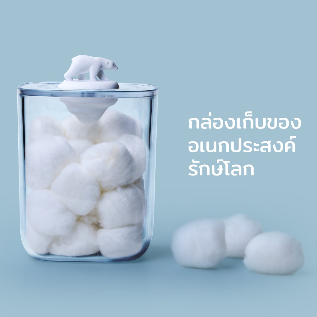 Polar Bear Ocean Container กล่องใส่ของอเนกประสงค์ ดีไซน์ หมีขั้วโลก Qualy (ควอลี่)