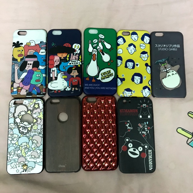 เคสi6,i6s มือสองสภาพใหม่มาก บางอันยังไม่เคยใช้เลยจ้าา