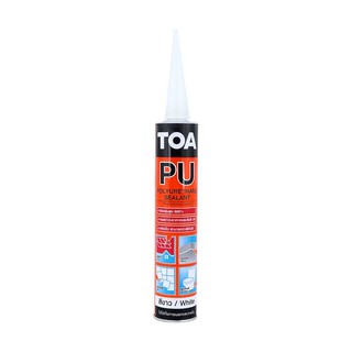 POLYURETHANE SEALANT TOA 310ML WHITE โพลียูริเทนซีลแลนท์ TOA 310มิลลิ ลิตร สีขาว วัสดุประสานและอุดรอยรั่ว เคมีภัณฑ์ก่อสร