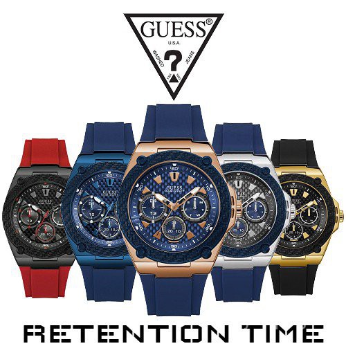 ใหม่⌚ Guess 01 แท้ USA ของแท้100% Legacy นาฬิกา ควอตซ์ โครโนกราฟสามตา W1049G2 W1049G3 W1049G5 W1049G