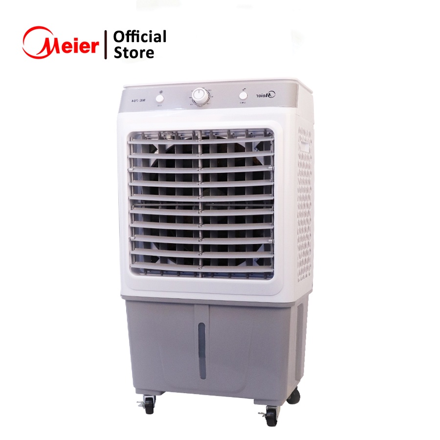 Meier พัดลมไอเย็น ขนาด35ลิตร พร้อมเจลเย็น2ขวด พัดลมไอเย็น4ล้อ รับประกัน1ปี Air cooler